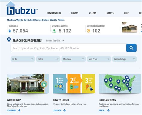 hubzu auction website.